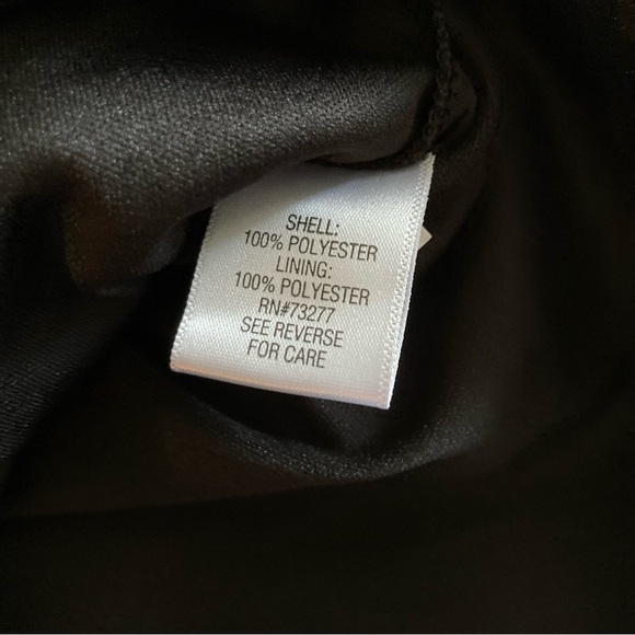 5/$15 Dana Buchman Sheer Black Poncho-style Top Large - Picture 4 of 7